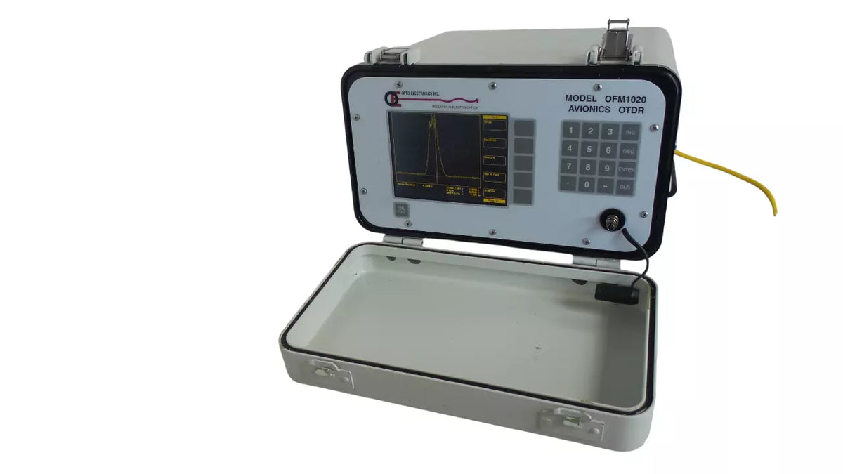 Opto Electronics OFM1020 Avionics OTDR with Hard Case