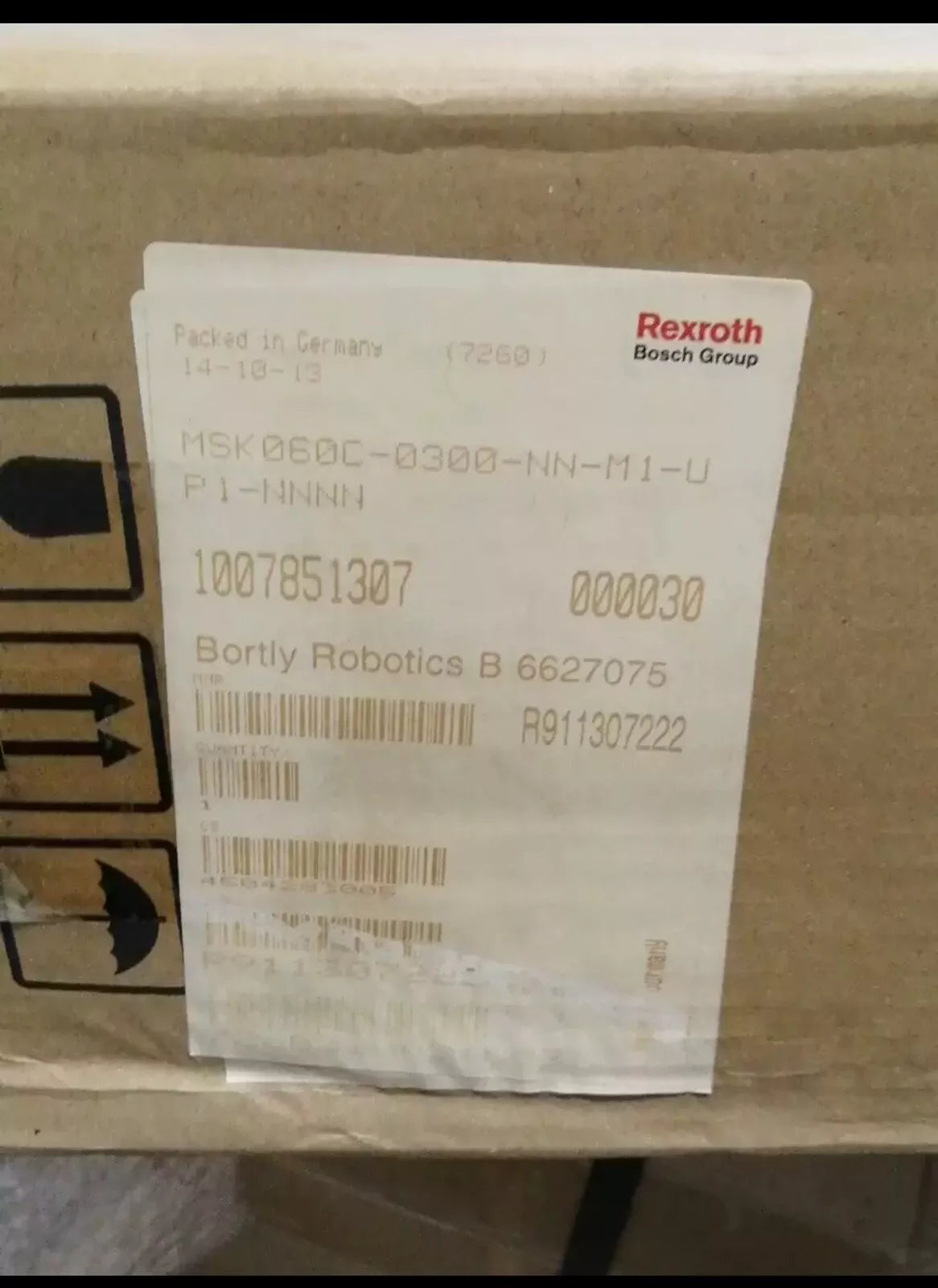 Rexroth MSK060C-0300-NN-M1-UP1-NNNN R911307222 Product