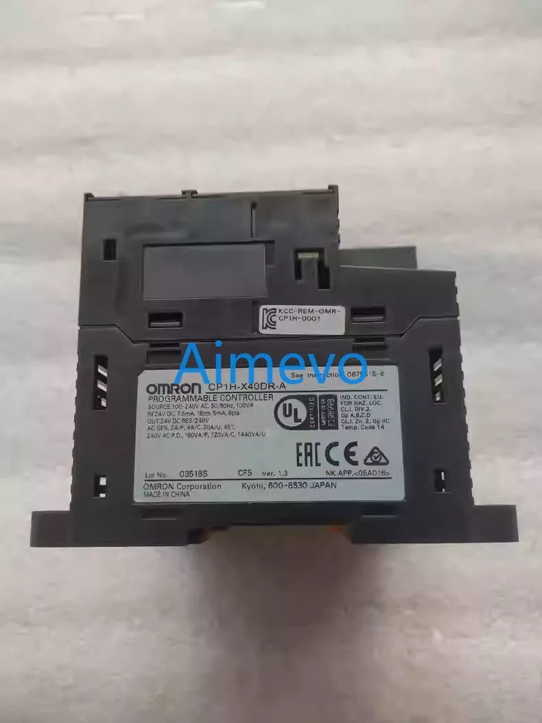 used OMRON CP1H-X40DR-A Programmable Logic Controller I/O Module