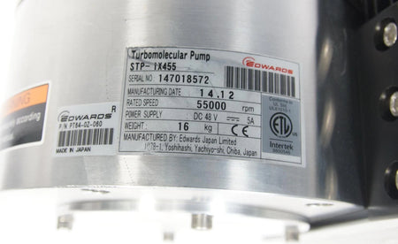EDWARDS STP-iX455 55000rpm Turbomolecular Vacuum Pump
