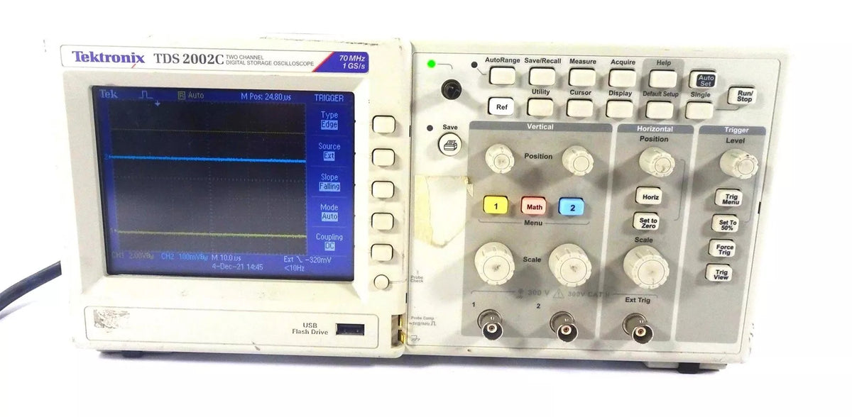 Tektronix TDS2002C 70MHz 1GS/s Digital Storage Oscilloscope