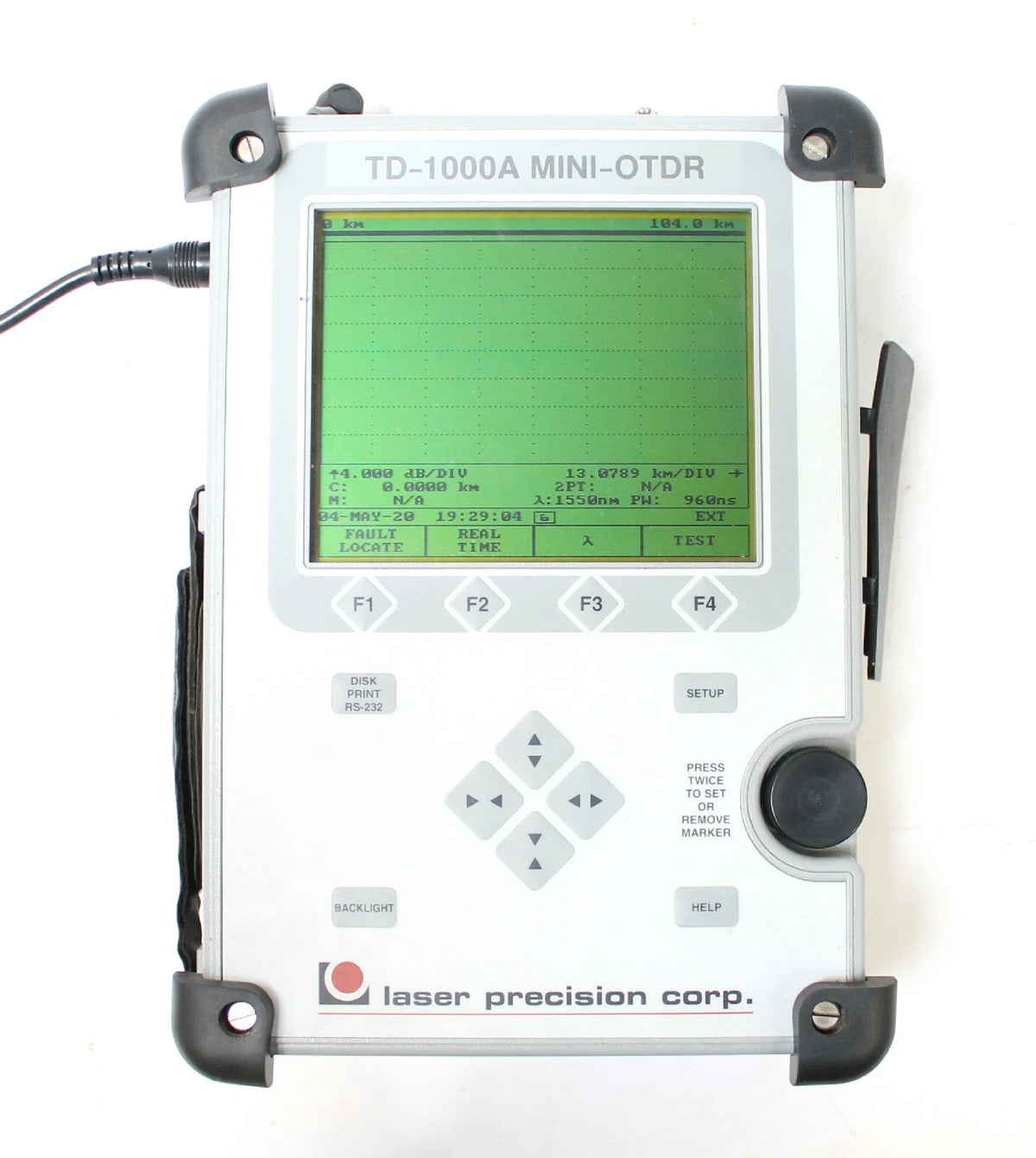 Laser Precision TD1000A Nettest TD-1000A Hand Held Fiber OTDR