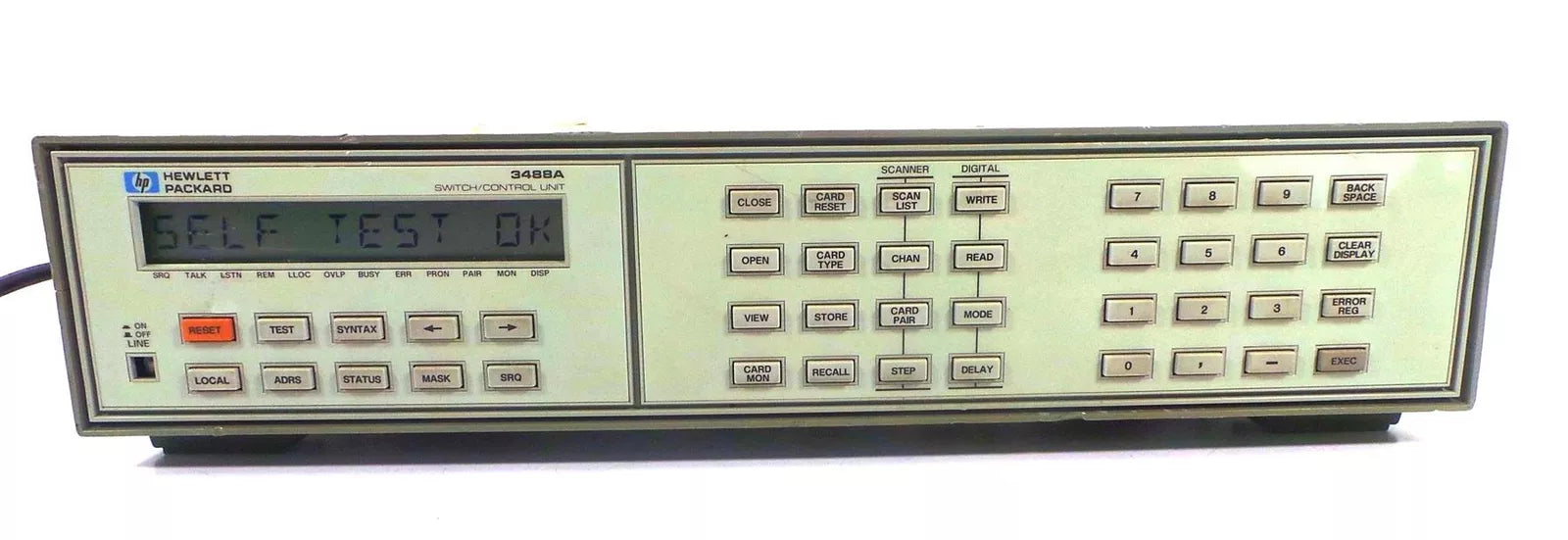 HEWLETT PACKARD 3488A Switch/Control Unit