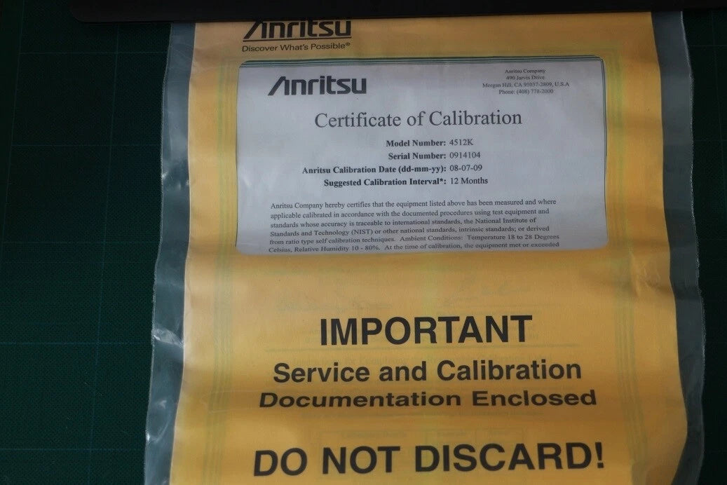 ANRITSU 4512K DC-26.5GHz 70dB Step Attenuator NEW