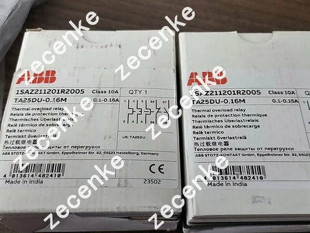 ABB 1pc TA25DU0.16 Overload Relay 0.1-0.16A