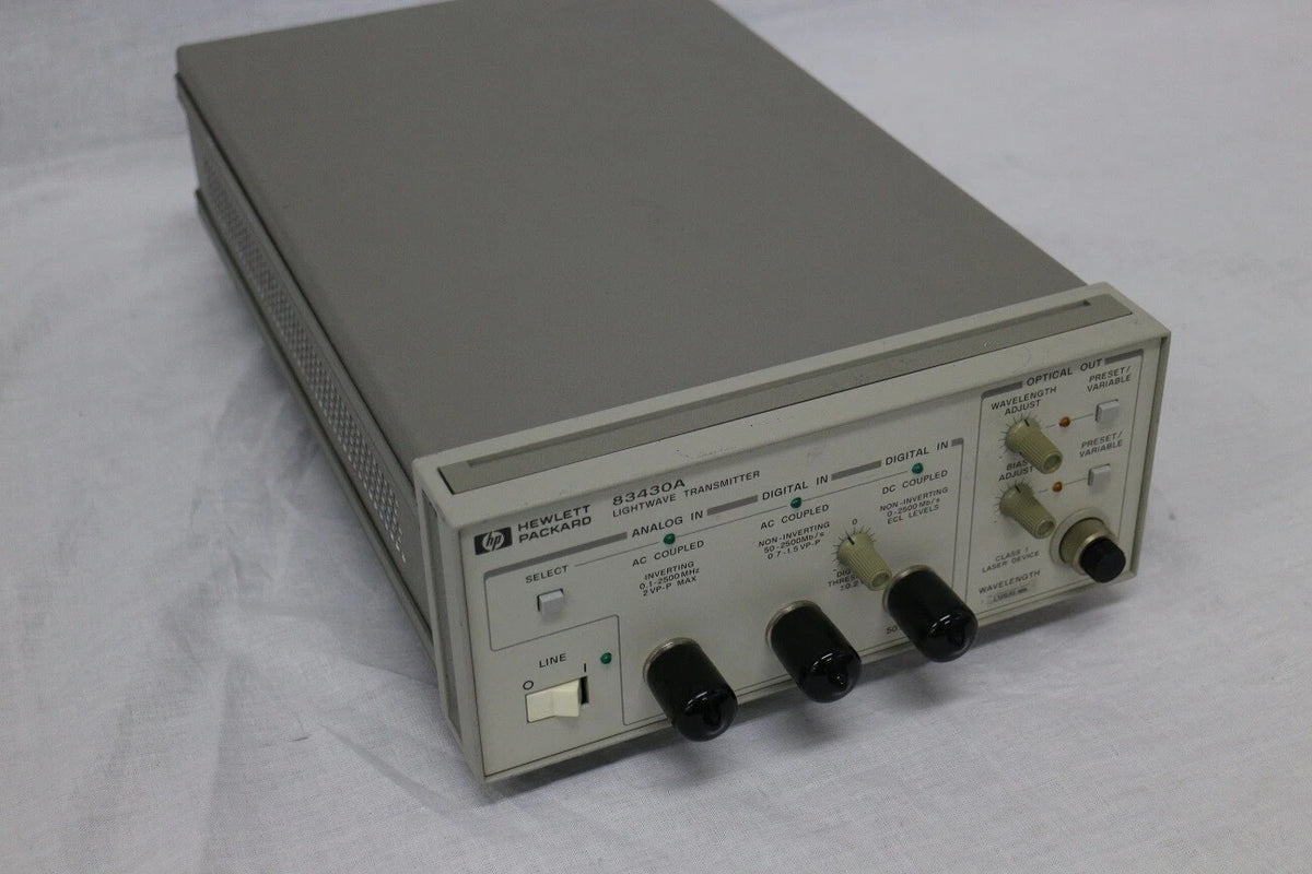 HP 83430A /130 2.5Gbps 1310nm Lightwave Transmitter