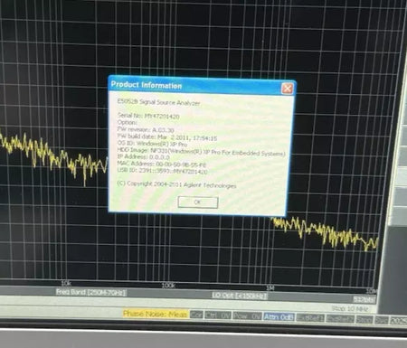 Agilent/Keysight E5052B Signal Source Analyzer, 10 MHz - 7 GHz