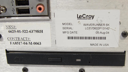 LeCroy WaveRunner 6050 4Channel 500MHz 5GS/s Oscilloscope AS-IS