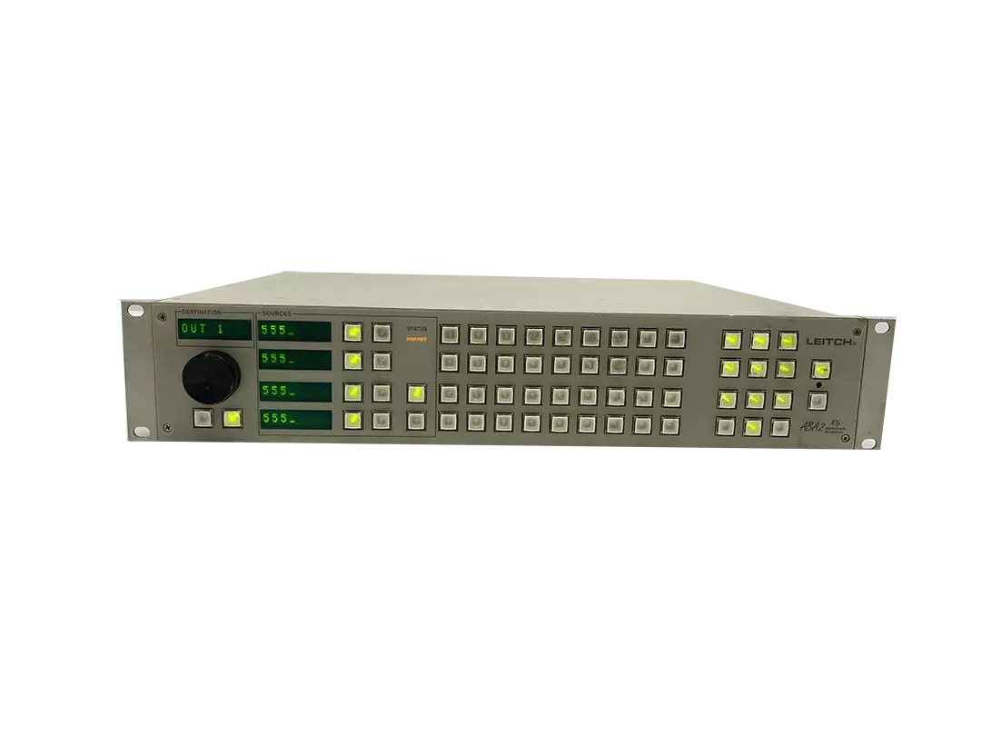 Leitch RCP-ABA2-Xyp 16x16 Audio Video Router with 2x ASM 16x16+ Module and 1x VSR-16x16