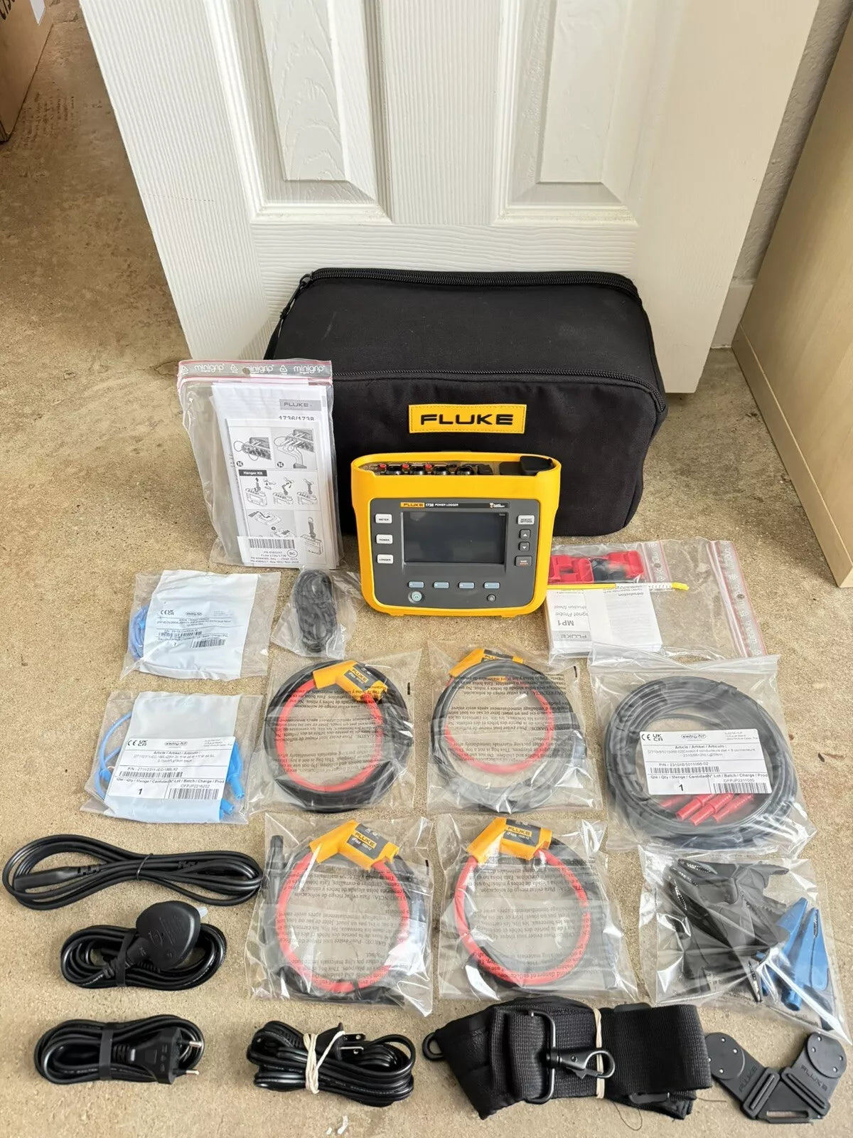 Fluke 1738/EUS/WWG Power Logger Kit 3 Phase with Bag