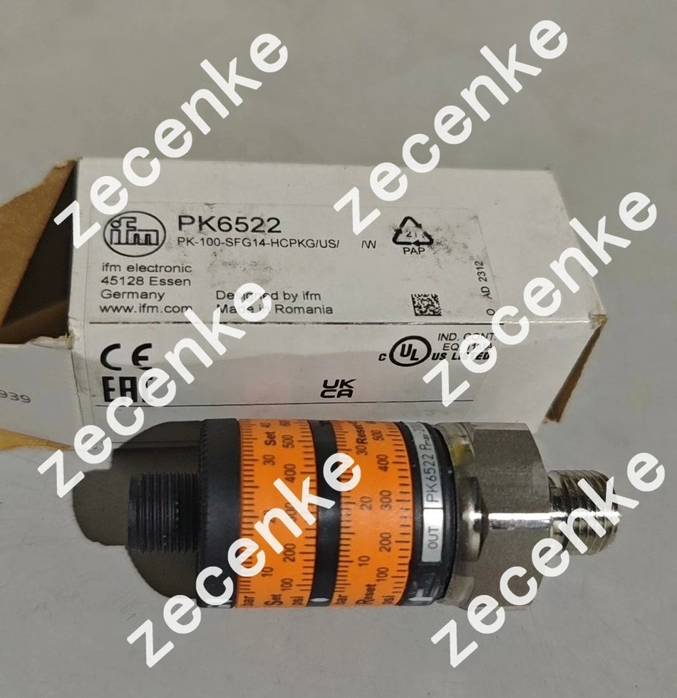 IFM PK6522 Pressure Sensor - 1pcs New