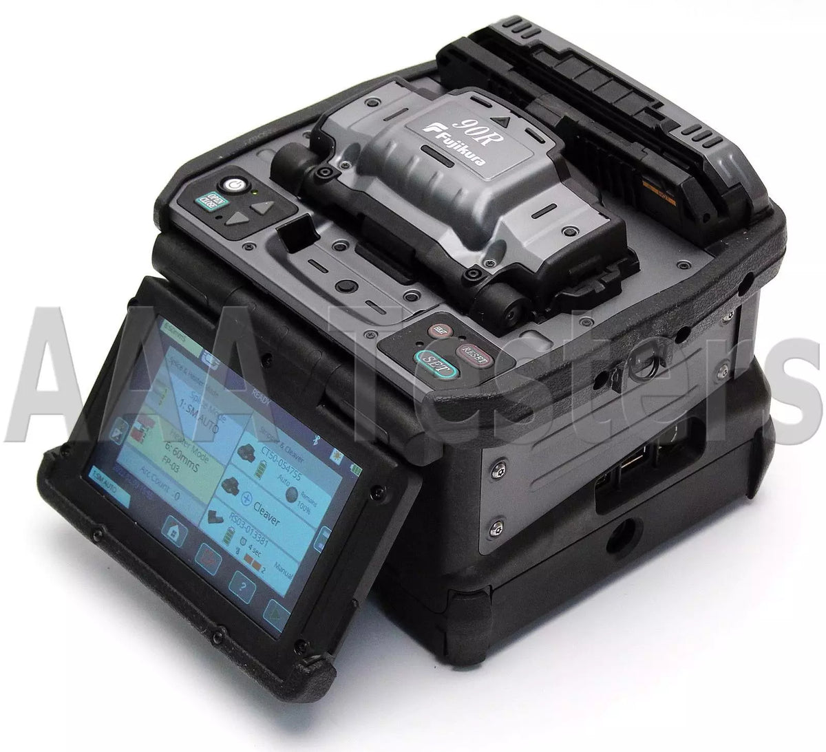 Fujikura 90R SM MM Ribbon Fiber Fusion Splicer w/ CT-50 Cleaver FSM-90R - XG eqpt