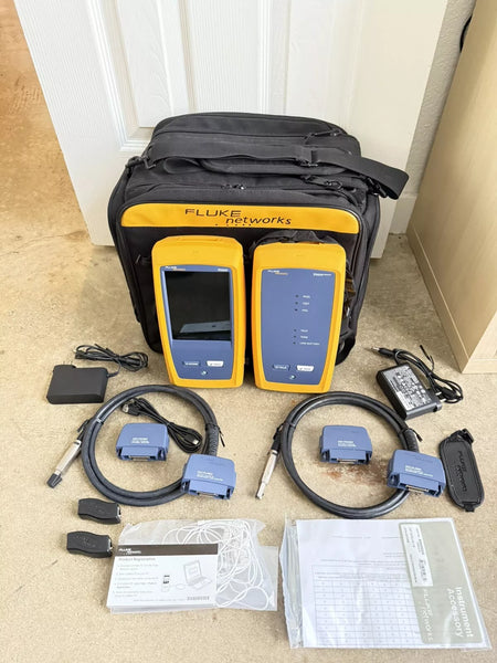 Fluke Networks DSX-5000 Versiv Cat6 Cable Certifier Tester Kit