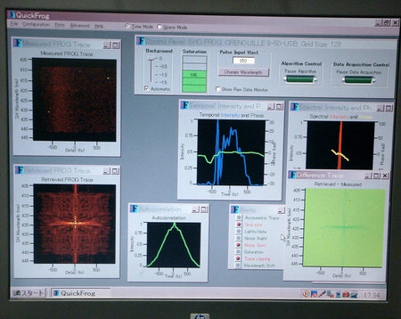 Swamp Optics 8-50-USB femto second NEAR-IR GRENOUILLE