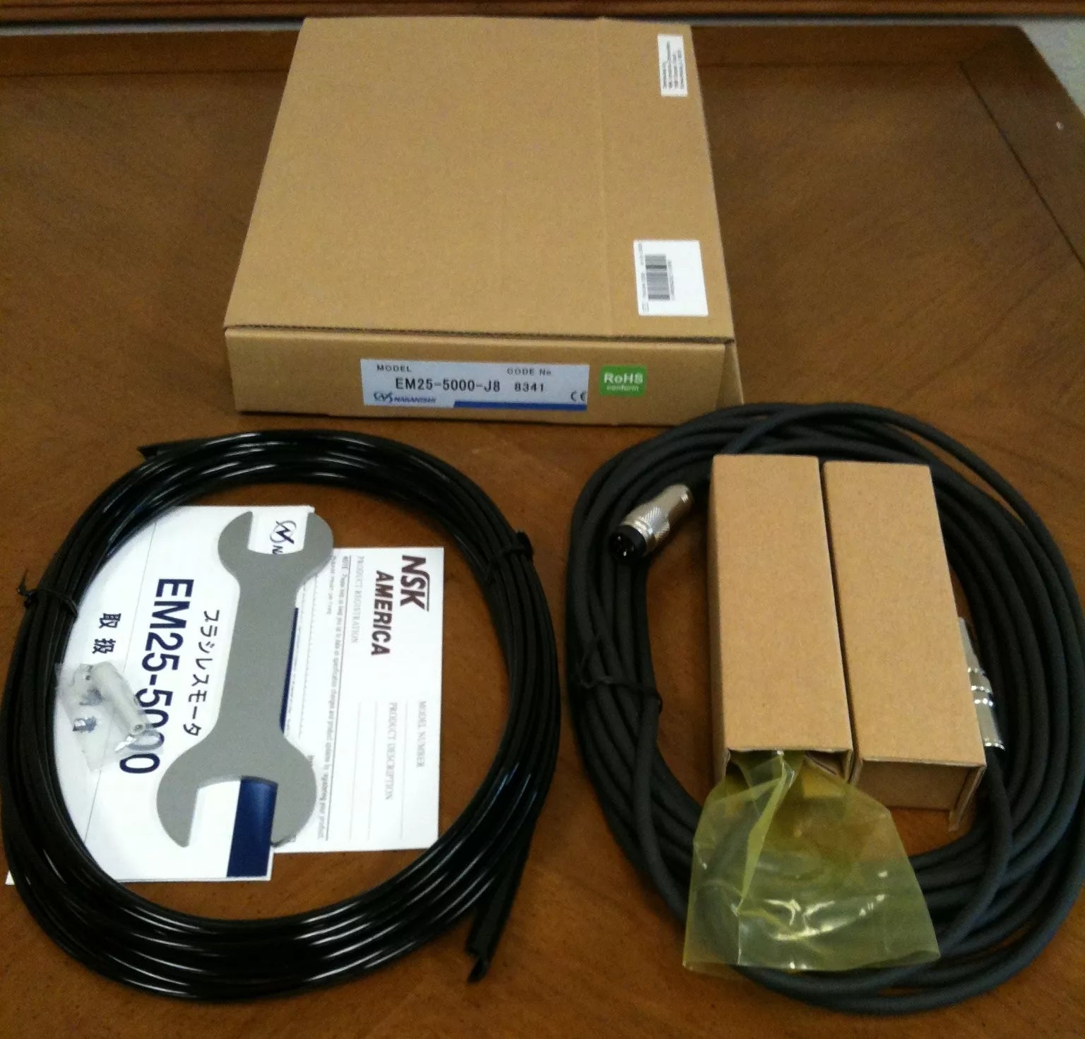 Nakanishi EM25-5000-J8 Brushless Motor 5000 RPM 24V High Torque