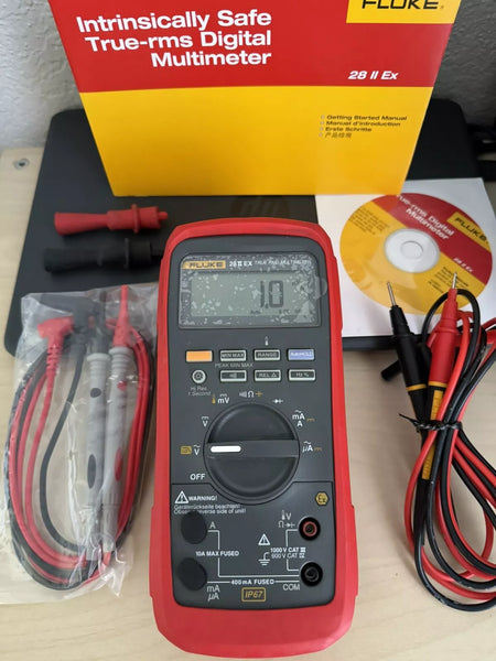 Fluke 28 II Ex True RMS Multimeter with Leads & Bag - Tested