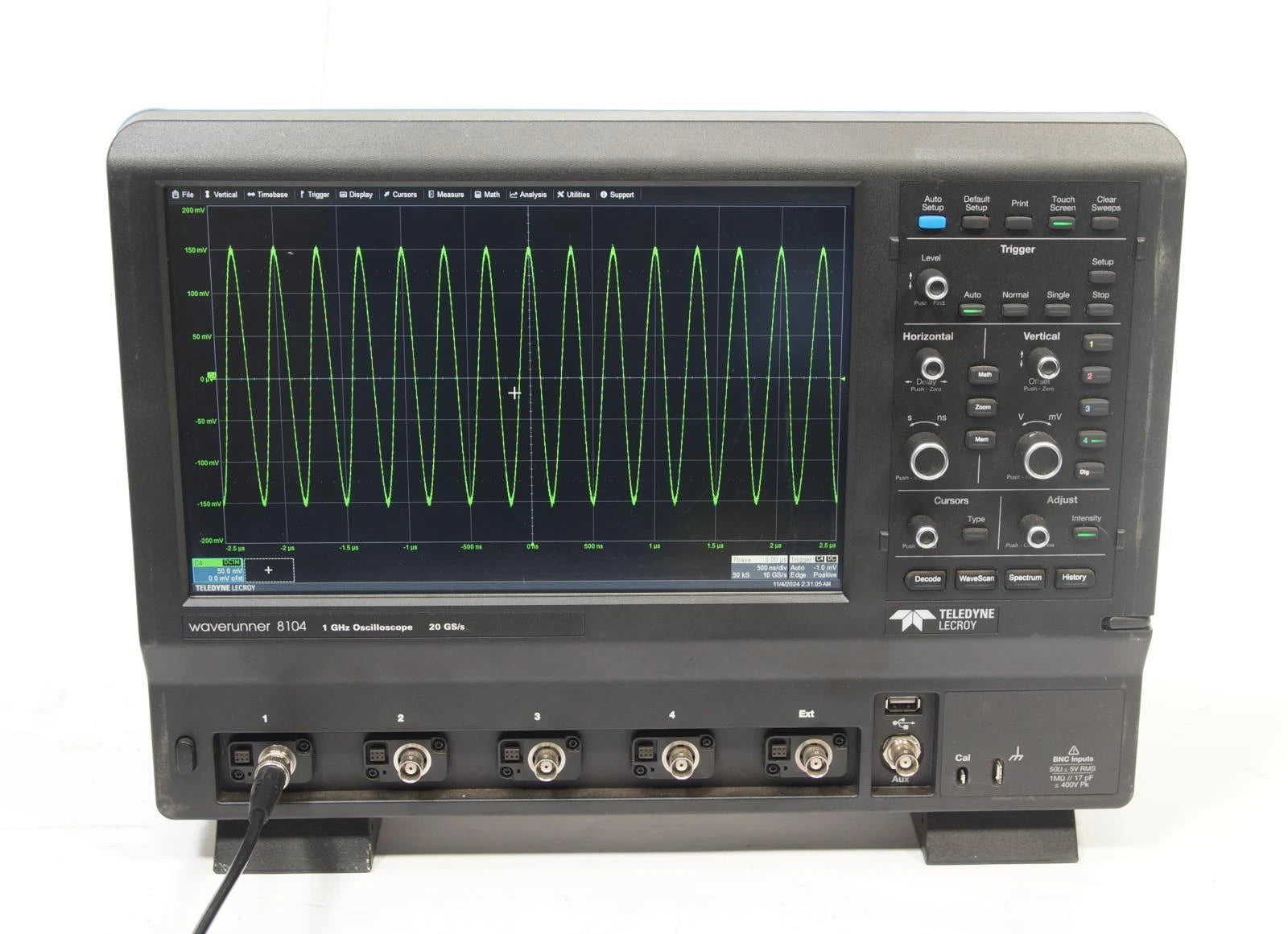 Lecroy WaveRunner 8104 1GHz  4 Channel 20 GS/s Oscilloscope