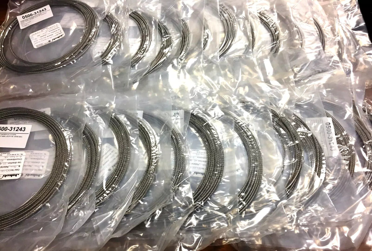 Jakob 20113-0480 Stainless Steel Wire Sling, 4mm Dia x 7540mm L