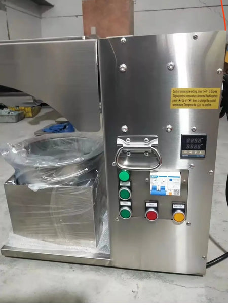 3000W Commercial Oil Press Machine Electric Hot and Cold Stainless Steel 220V