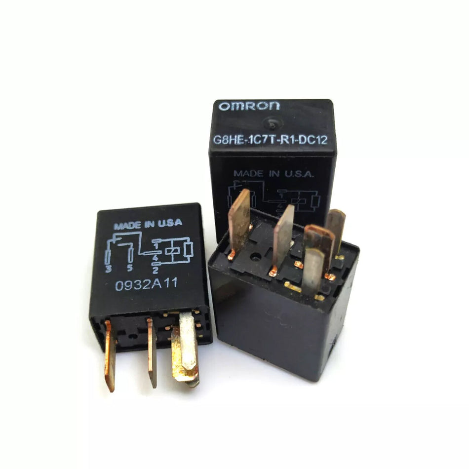 Omron G8HE-1C7T-R1-DC12 5Pin 12VDC Relay 40A 12V