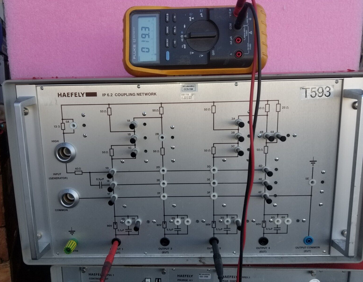 Surge Generator Coupling Network by Haefely