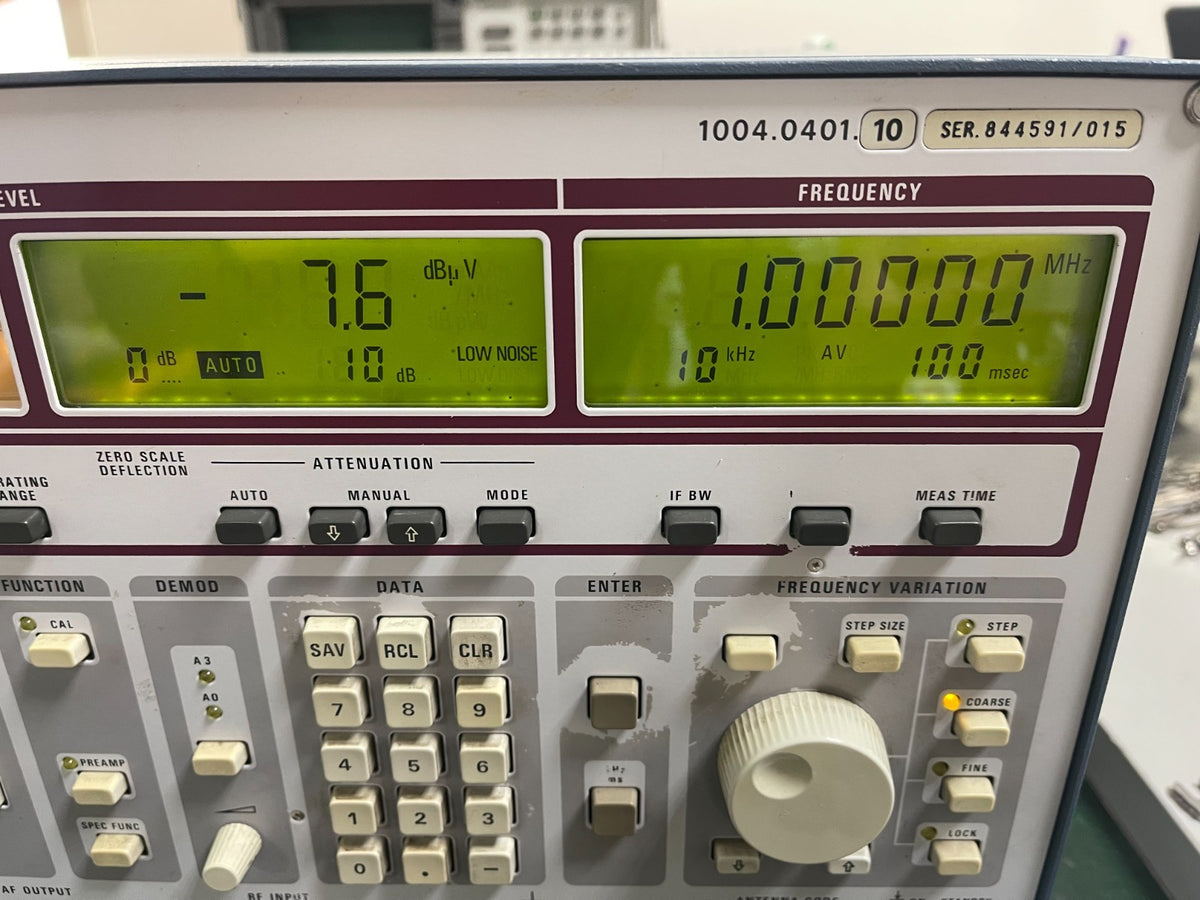 Rohde & Schwarz ESHS10 EMI Test Receiver 9 kHz - 30 MHz _4591 - XG eqpt