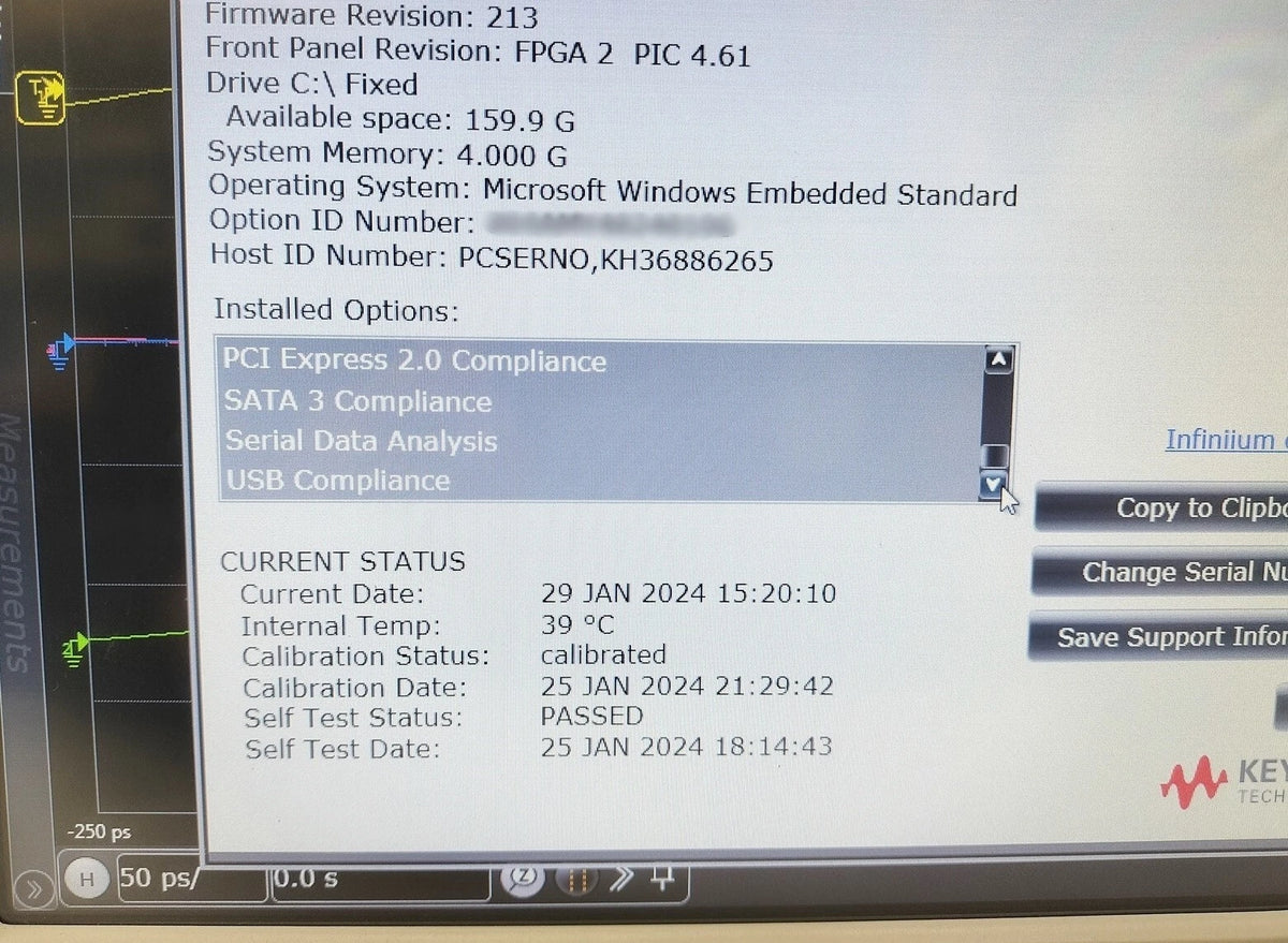 Agilent DSA91204A(Upgrade) 12GHz Infiniium Oscilloscope