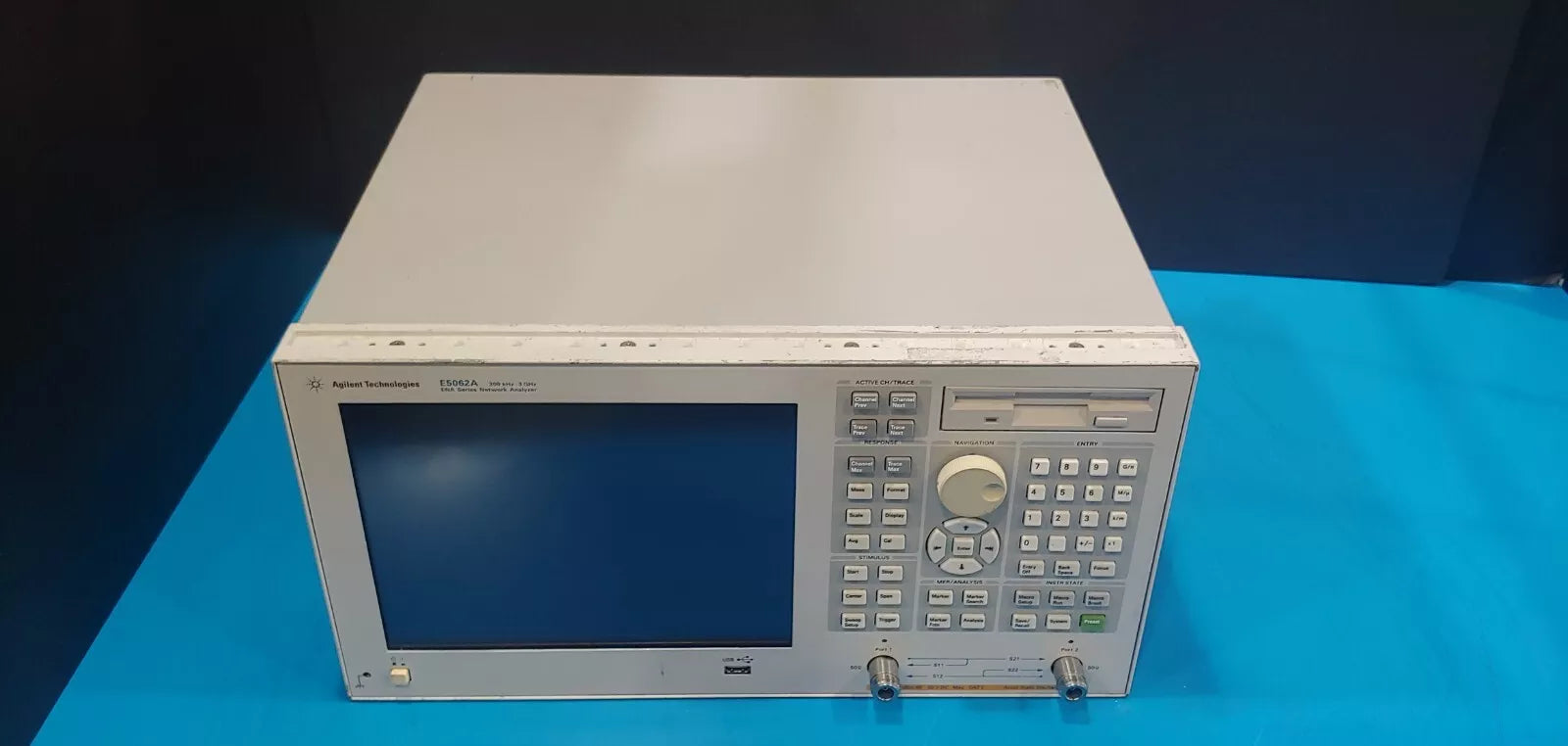 Agilent E5062A ENA Network Analyzer 300kHz-3GHz Port 1 Failed (1411)