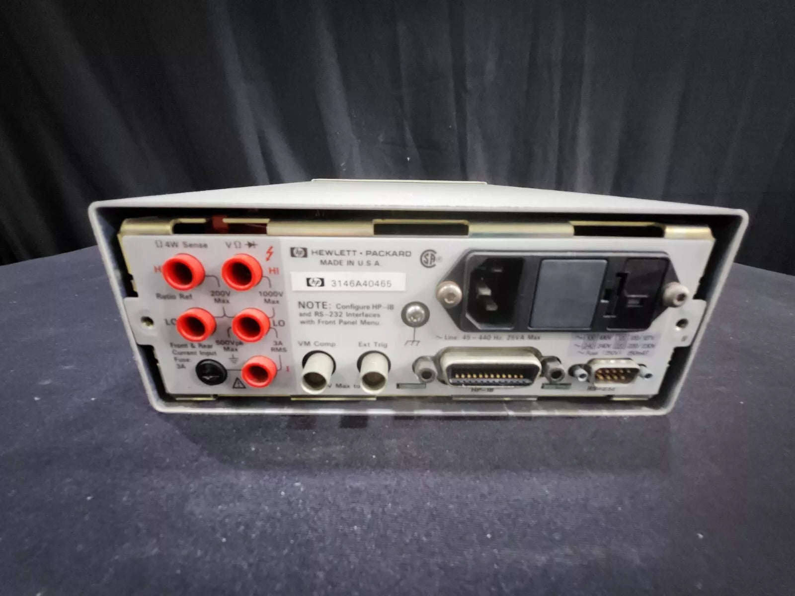 HP 34401A Multi Meter AS-IS (0465)