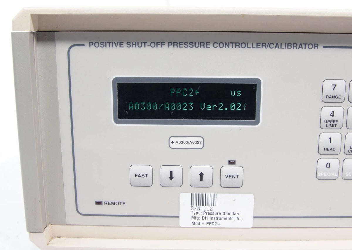 Fluke / DHI PPC2+ Automated Pressure Controller / Calibrator 300 psia / 300 psig