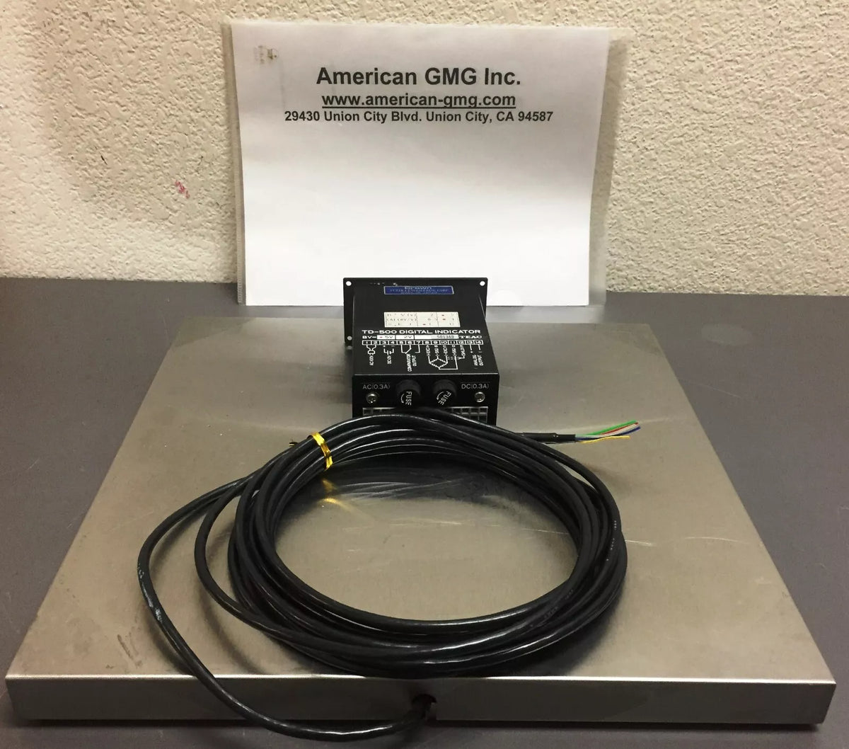 Yutaka TL-PS3-100K Load Cell Scale with Teac TD-500 Digital Transducer Indicator