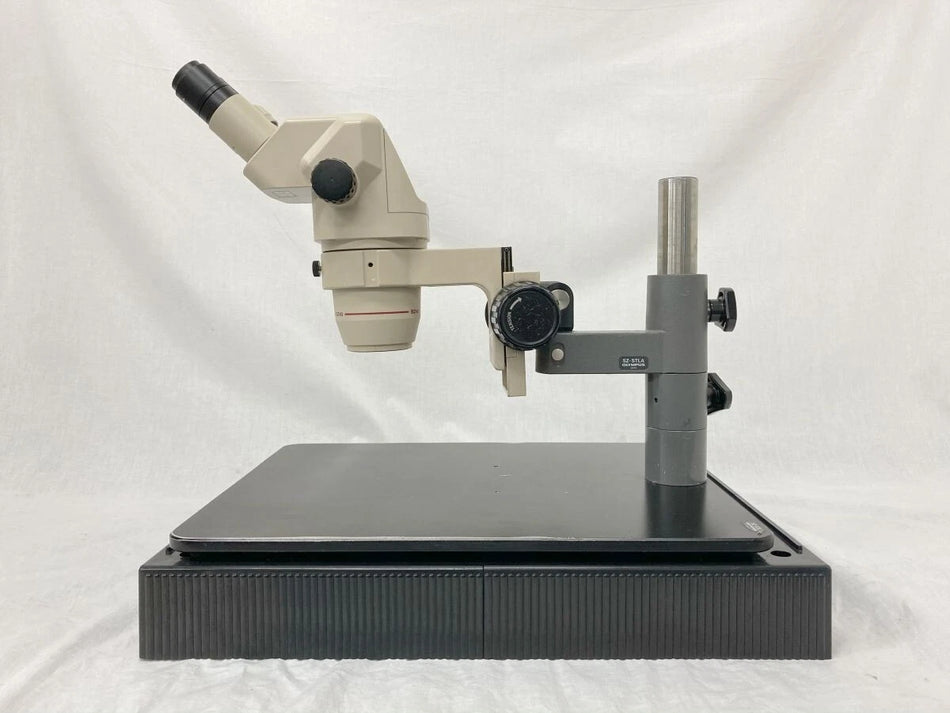 OLYMPUS SZ40 Stereomicroscope with SZ-STB1, SZ-STLA, and SZ-STL