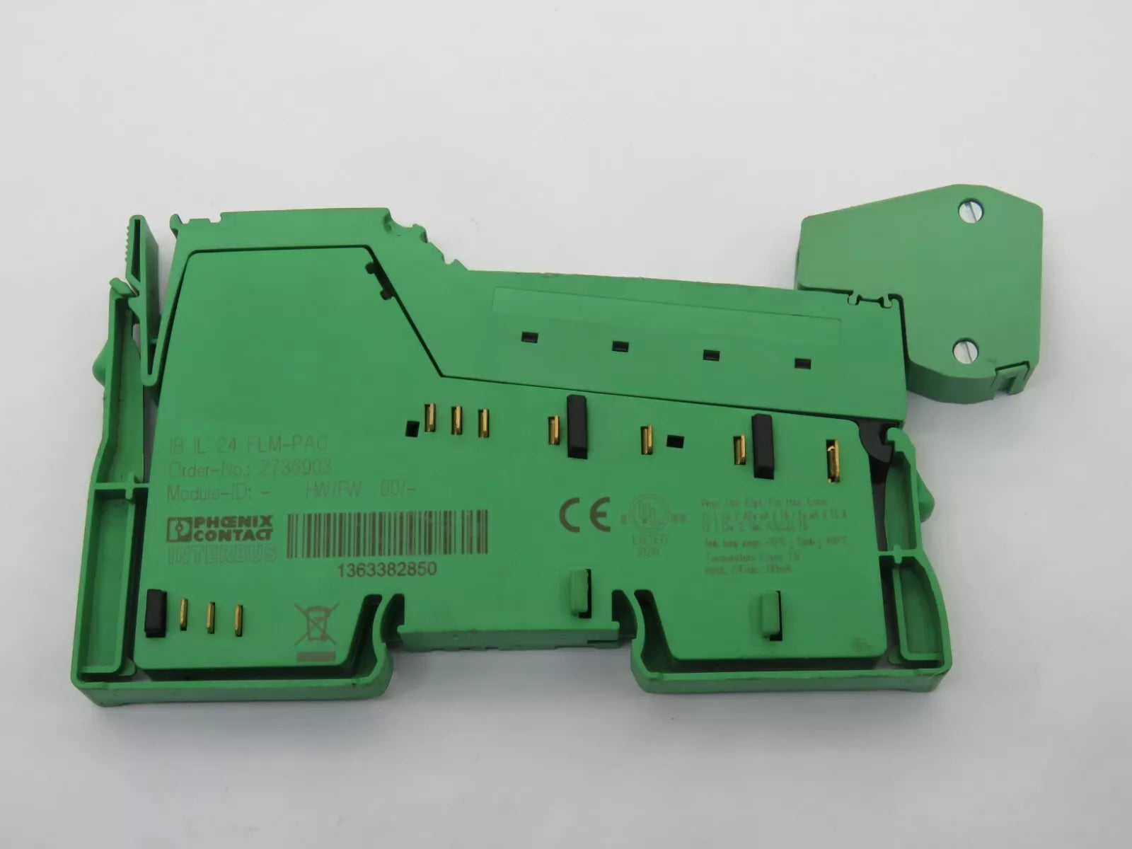 PHOENIX CONTACT IB IL 24 FLM-PAC Inline Function Terminal IB IL 24 Series 8 Pin