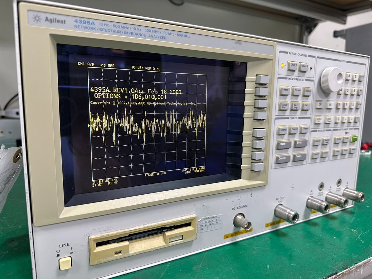 Agilent 4395A Network/Spectrum/Impedance Analyzer w/ option 001/010/1D5/1D6 - XG eqpt