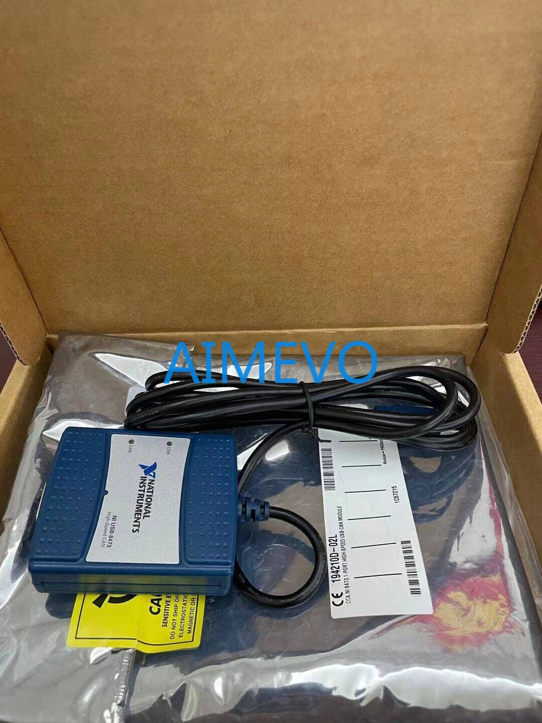 National Instruments NI USB-8473 Single Port High-Speed CAN 779792-01 New