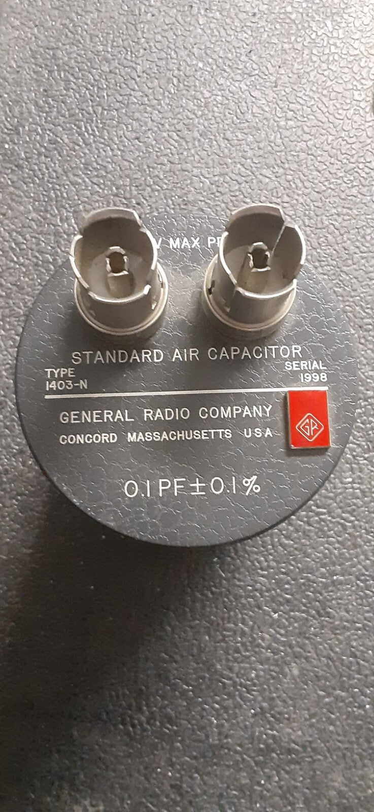 General Radio Standard Capacitor 0.1 pF GR1403-N Lab Reference
