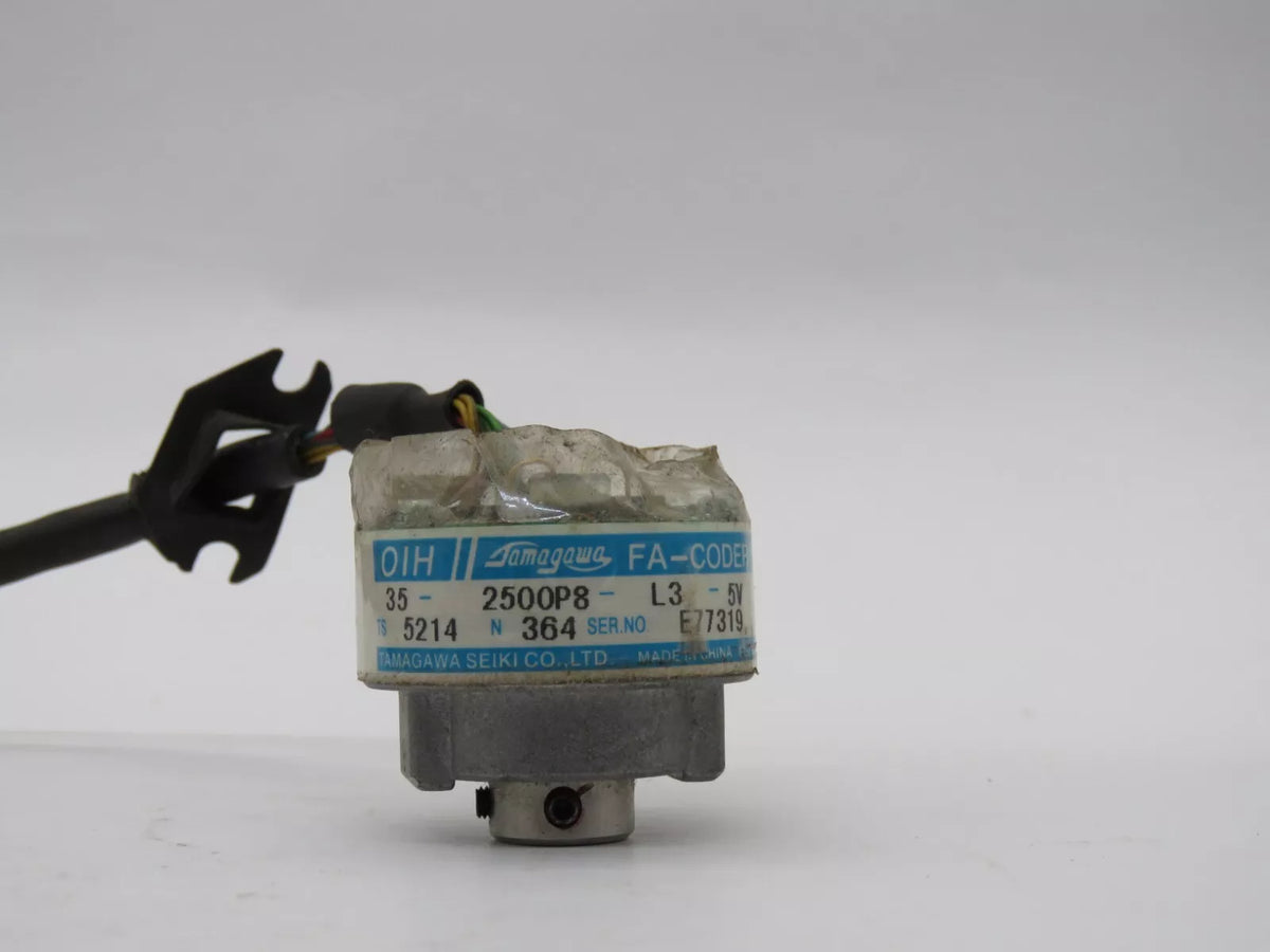 TAMAGAWA FA-CODER TS5214N364 Encoder 5V 2500 Pulses 8 Pole for SVM-210