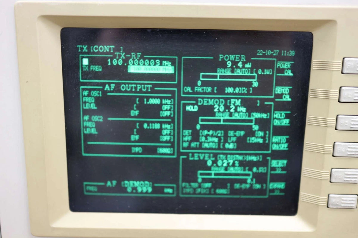 ANRITSU MT2605B1 02/03/04 100KHz-2GHz Radio Communication Tester