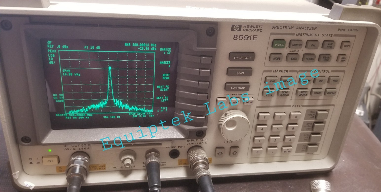 HP 8591E Spectrum Analyzer with Tracking Generator 1.8 GHz