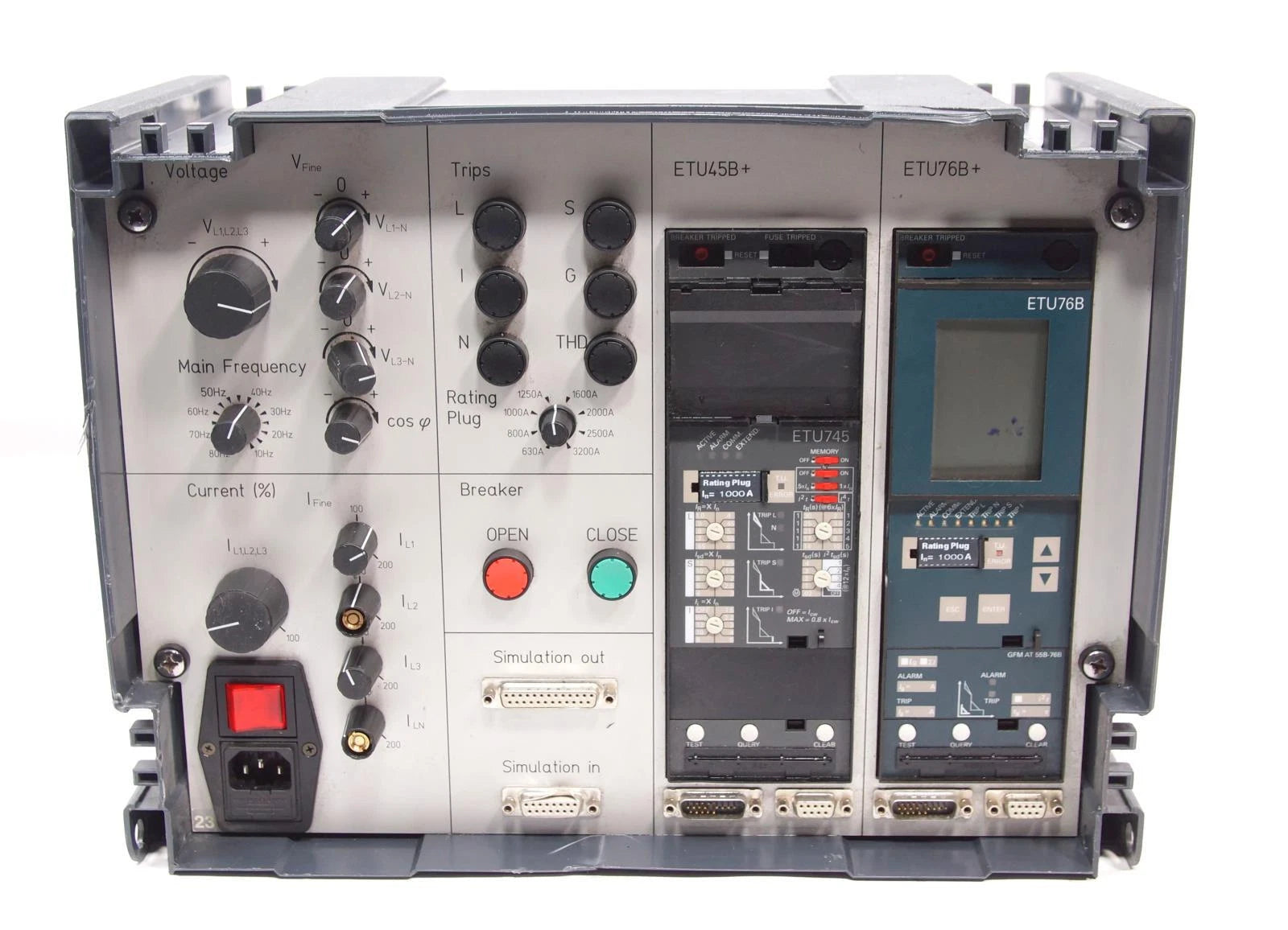Siemens ETU45B+ ETU76B+ Overcurrent Circuit Breaker
