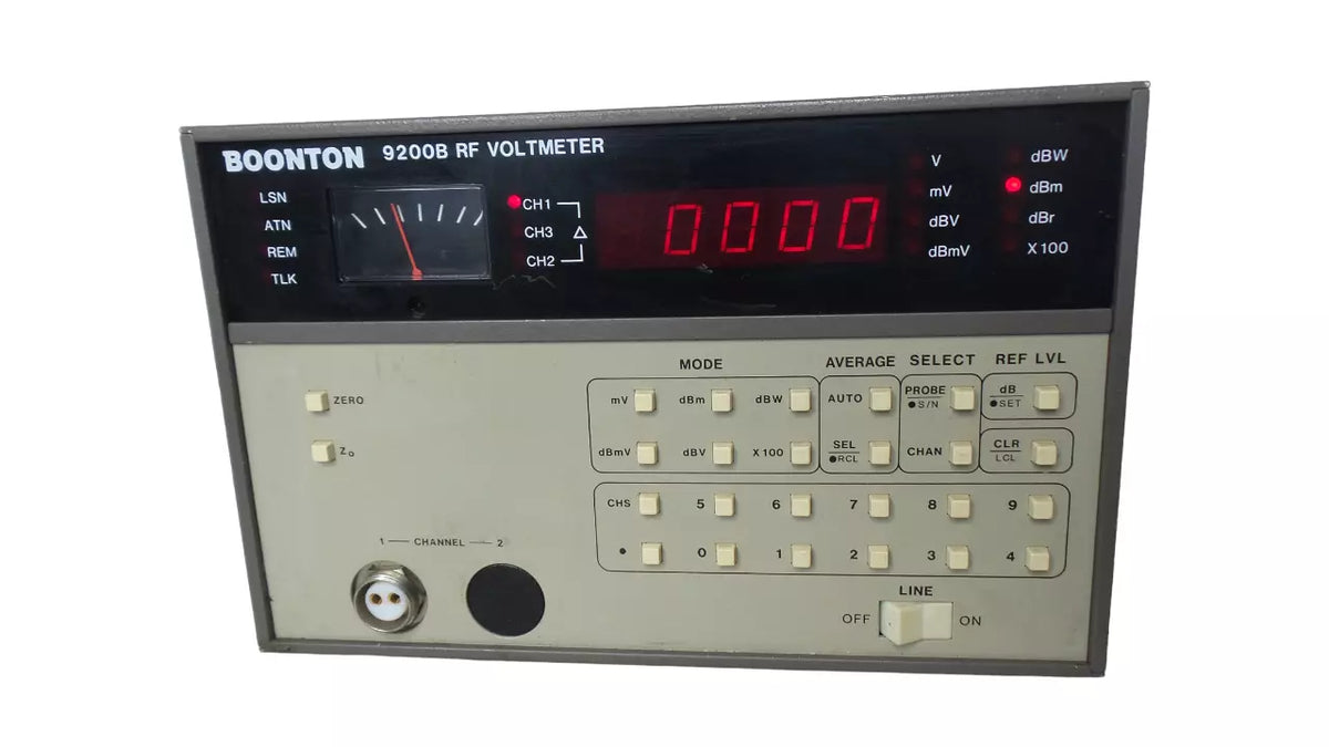 Boonton 9200B RF Voltmeter with High Precision Measurement
