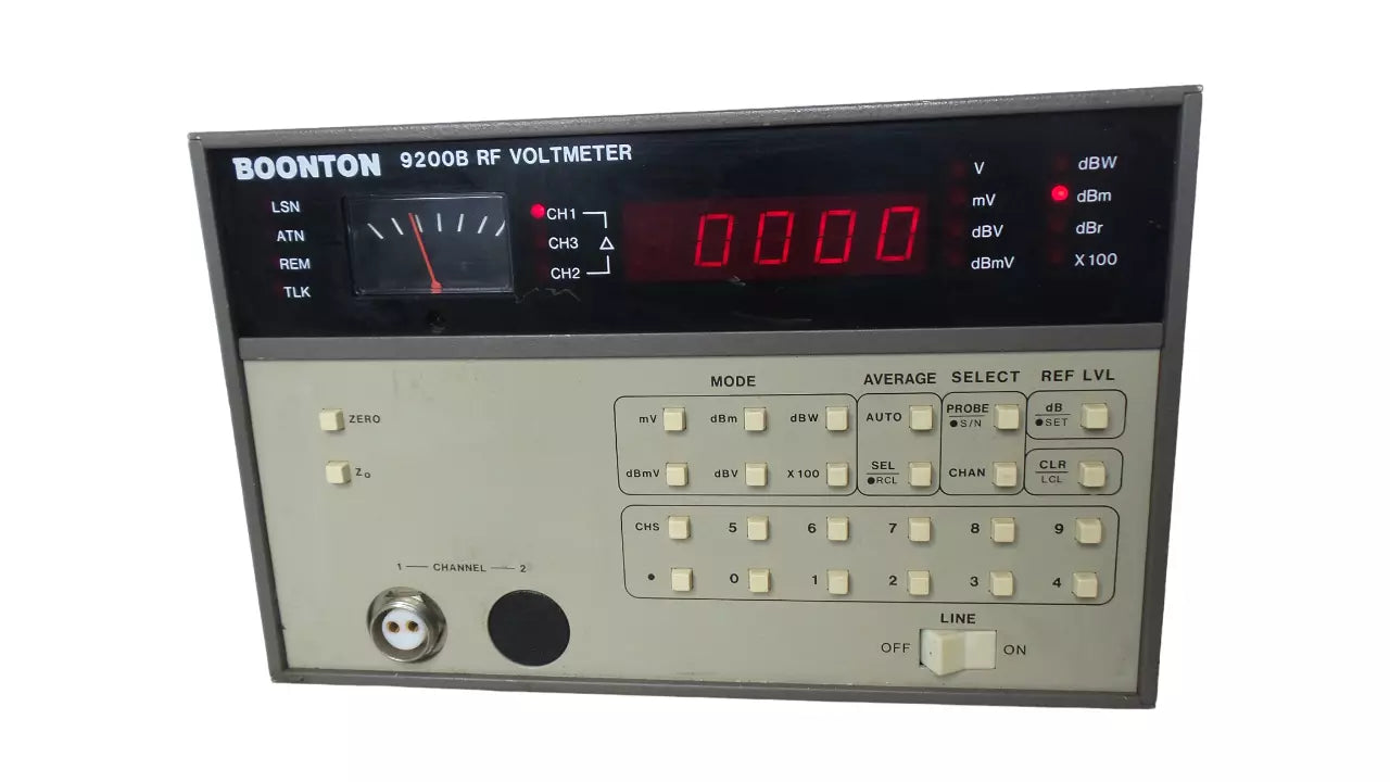 Boonton 9200B RF Voltmeter with High Precision Measurement