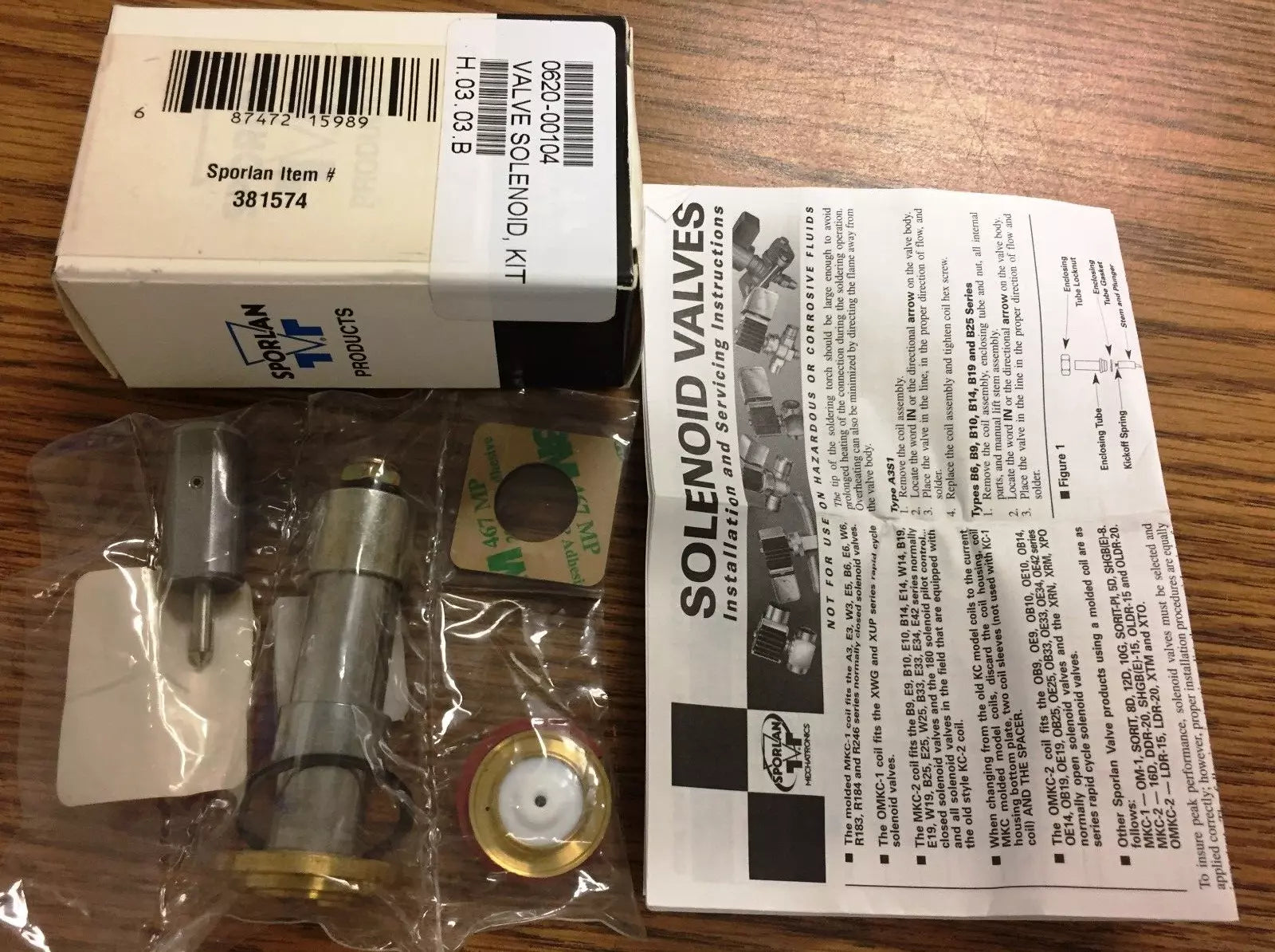 Sporlan 381574 KS-XRM Solenoid Valve Kit