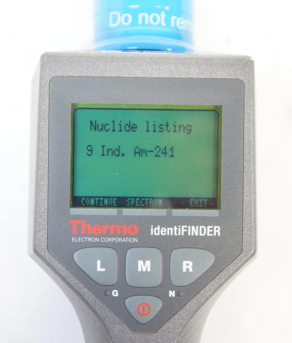 Thermo identiFINDER Ultra-NGH 3n Radiation Detector / Gamma Spectrometer