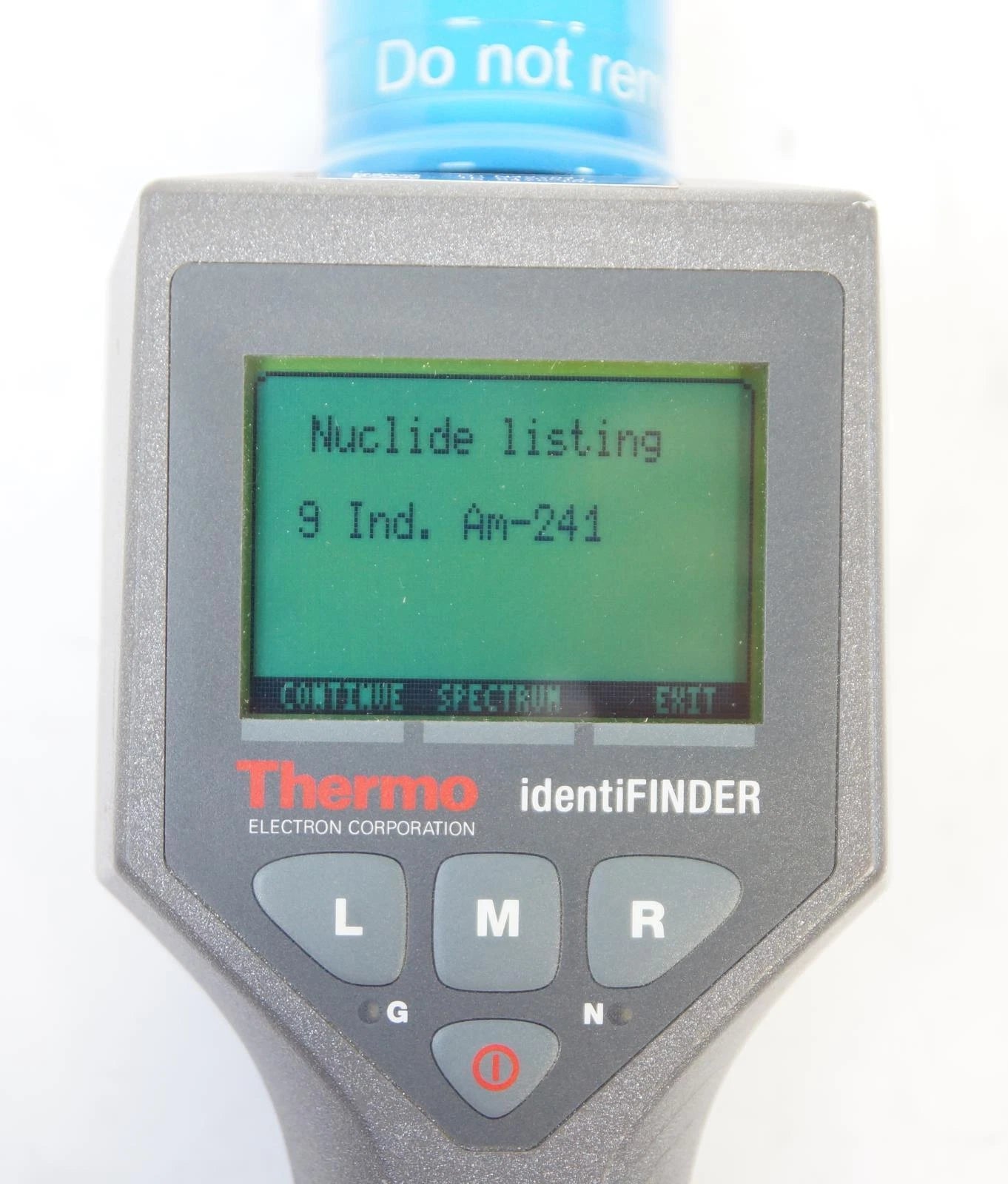 Thermo identiFINDER Ultra-NGH 3n Radiation Detector / Gamma Spectrometer