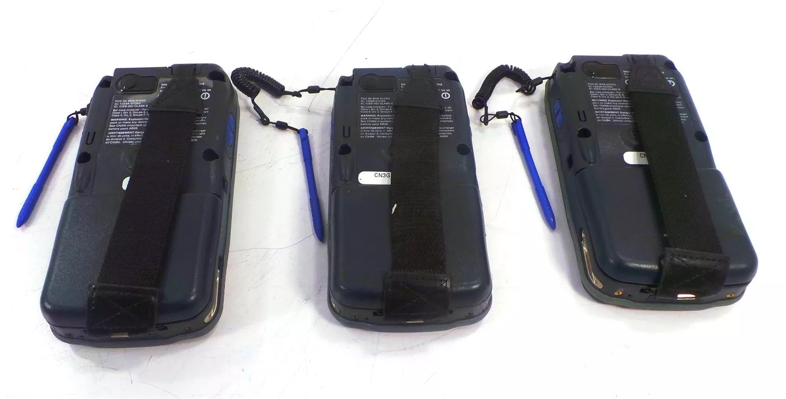 Lot of 3 Intermec CN3NI Barcode Scanner Set