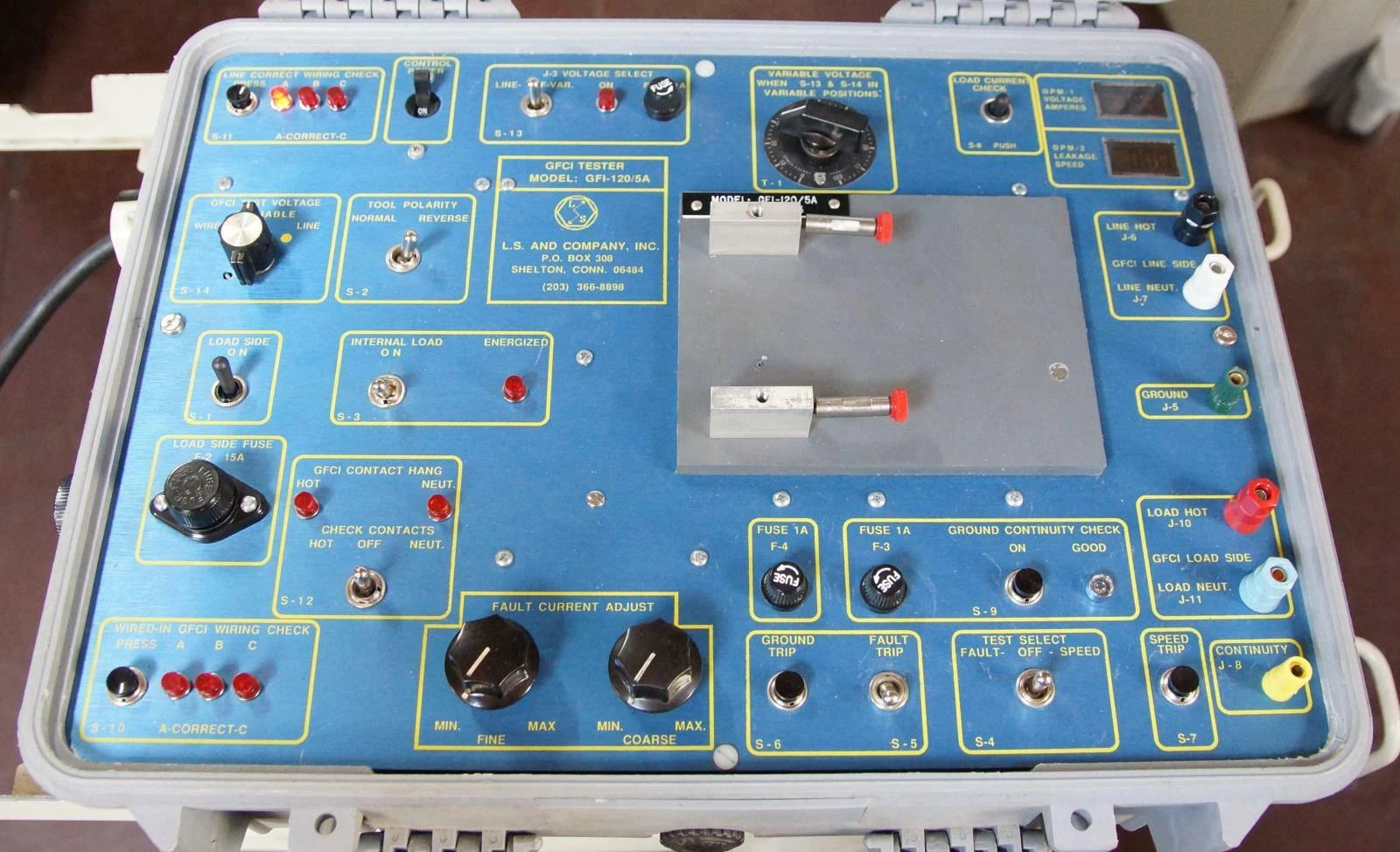 L.S. and Company Inc. GFCI TESTER Model GFI-120/5A