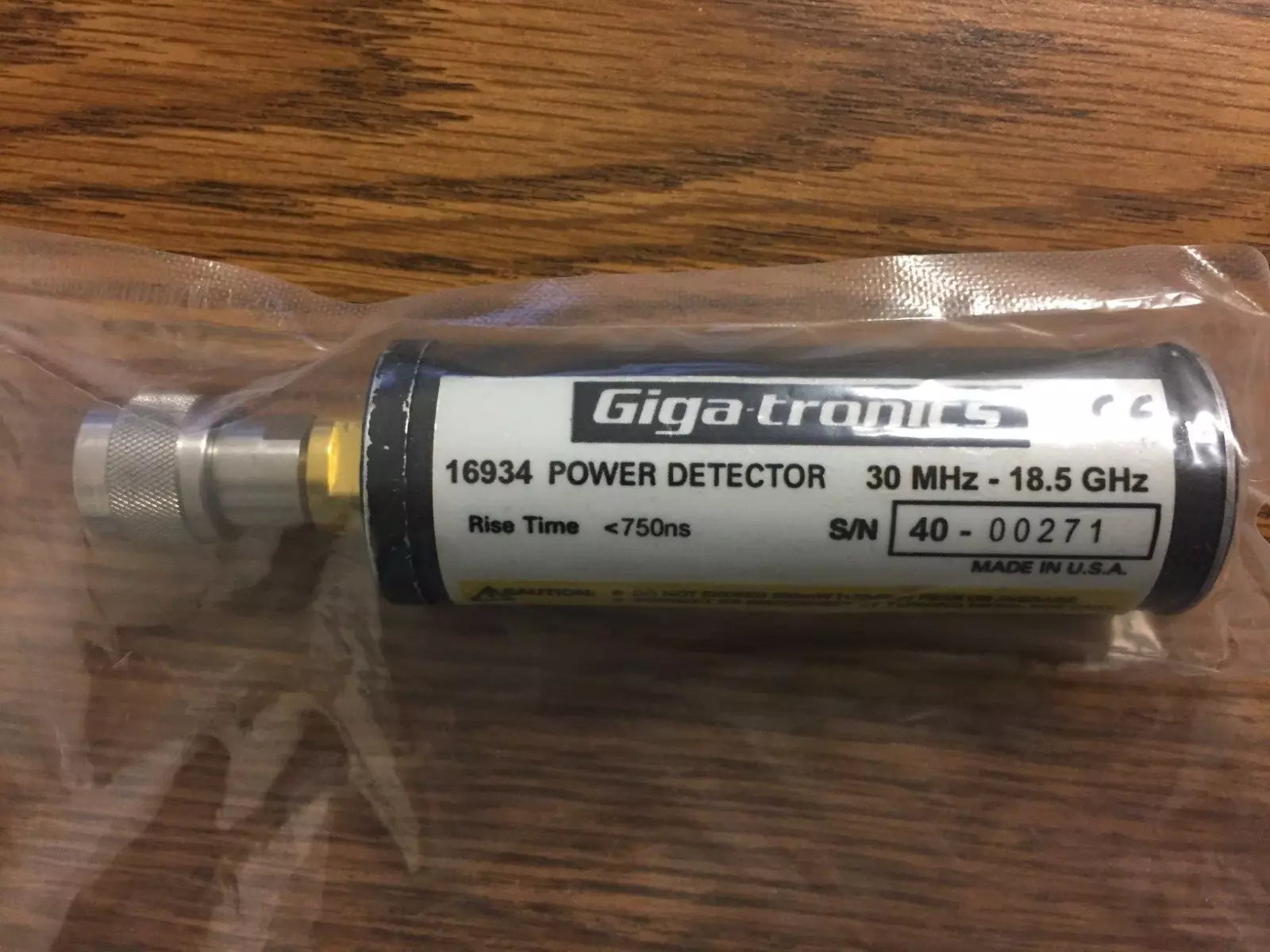 Giga-Tronics 16934 Power Sensor, 30MHz - 18GHz, Rise Time 750ns