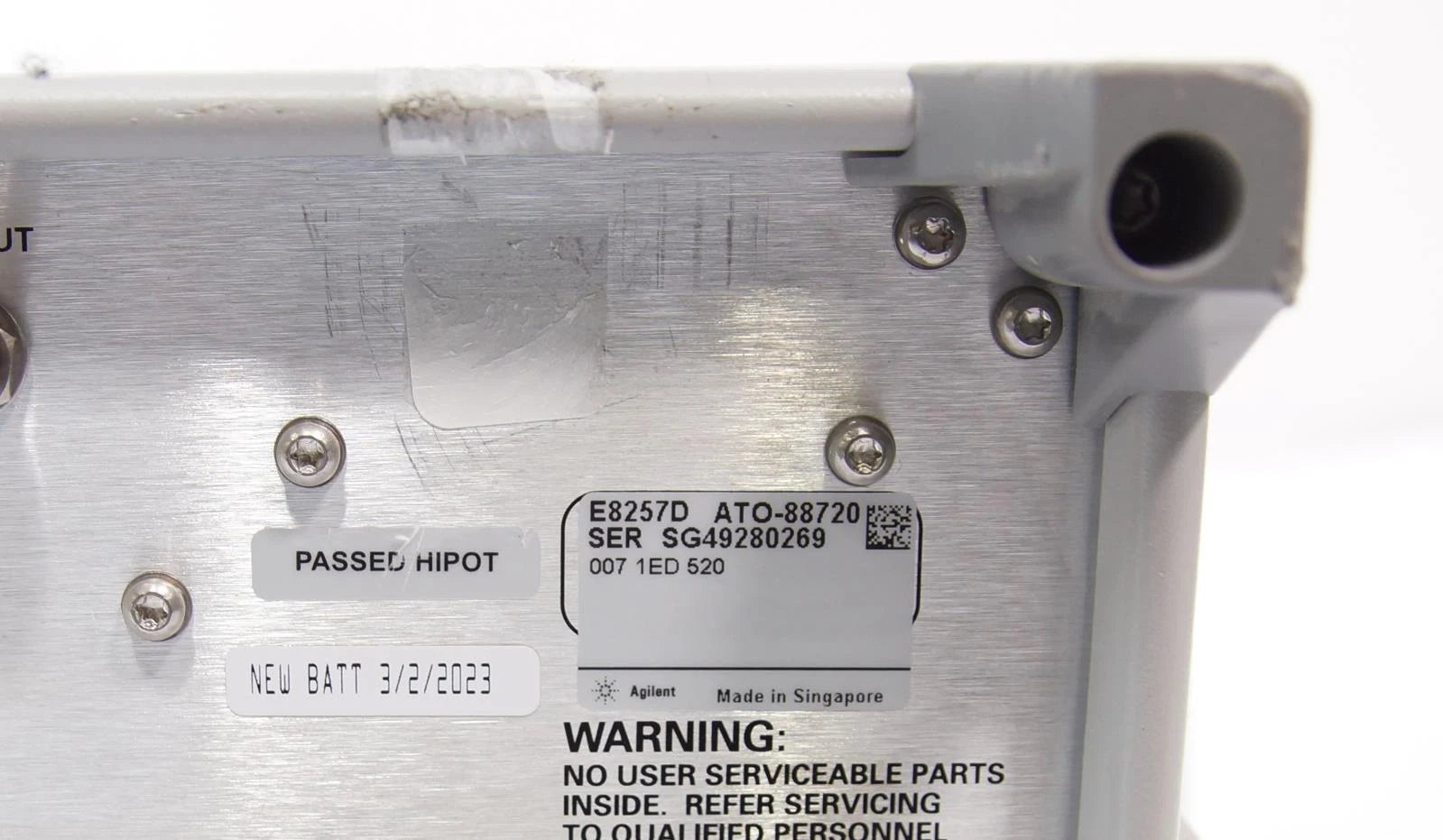 Agilent E8257D PSG 250kHz-20GHz Analog Signal Generator 007 1ED 520 U01