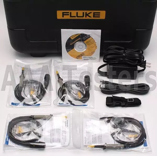 Fluke 190-104 ScopeMeter 1.25GS/s 4 Chan 100MHz Oscilloscope 190 104 - XG eqpt
